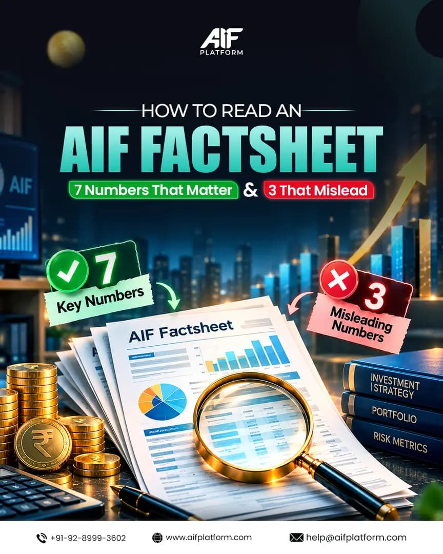7 Numbers That Matter (and 3 That Mislead) on an AIF Factsheet